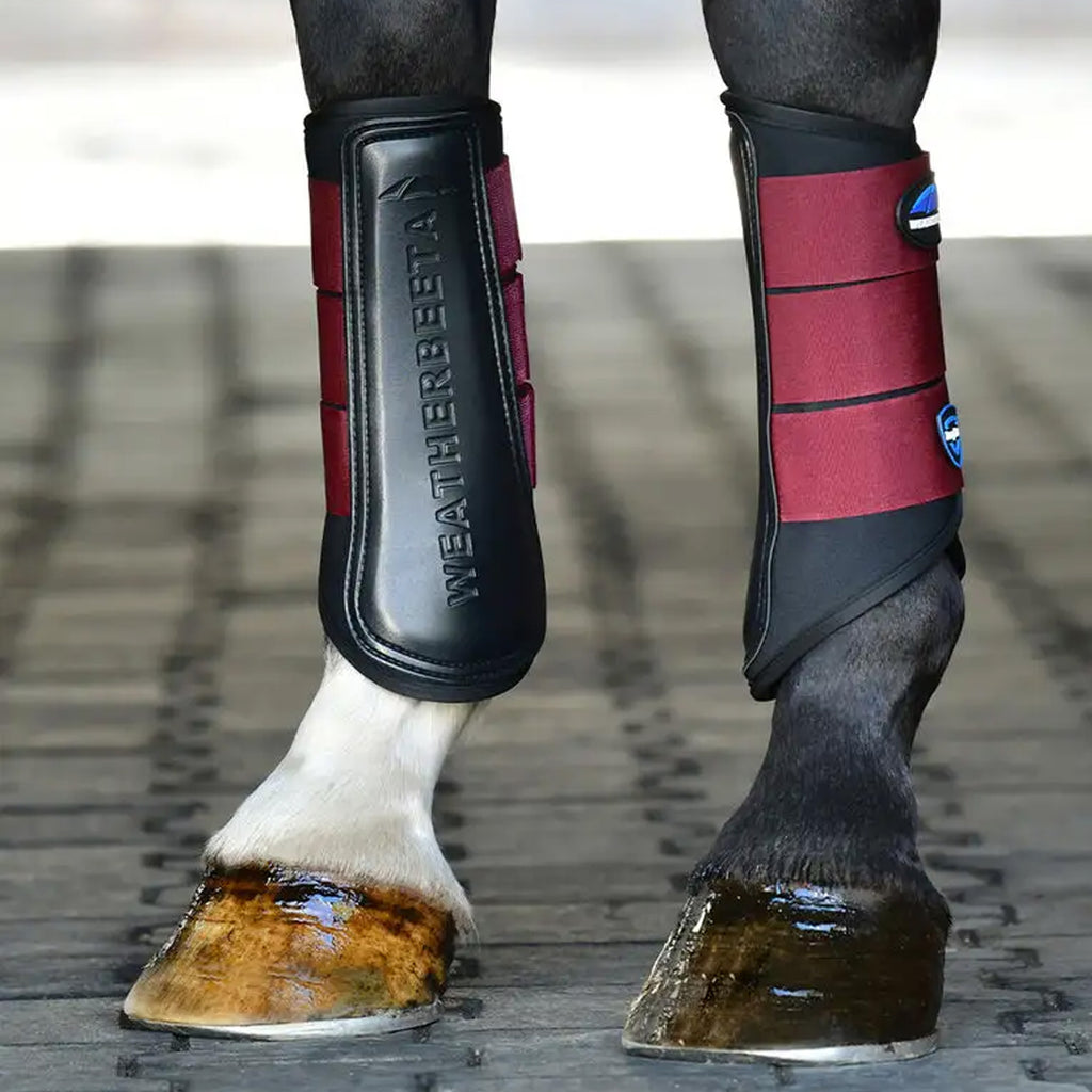 WeatherBeeta Tough-Tec Prime Brushing Boots - Black/Burgundy