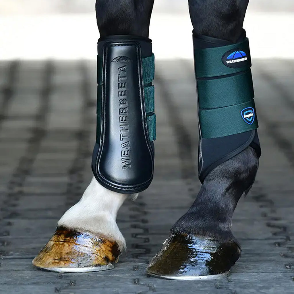 WeatherBeeta Tough-Tec Prime Brushing Boots - Black/Forest Green
