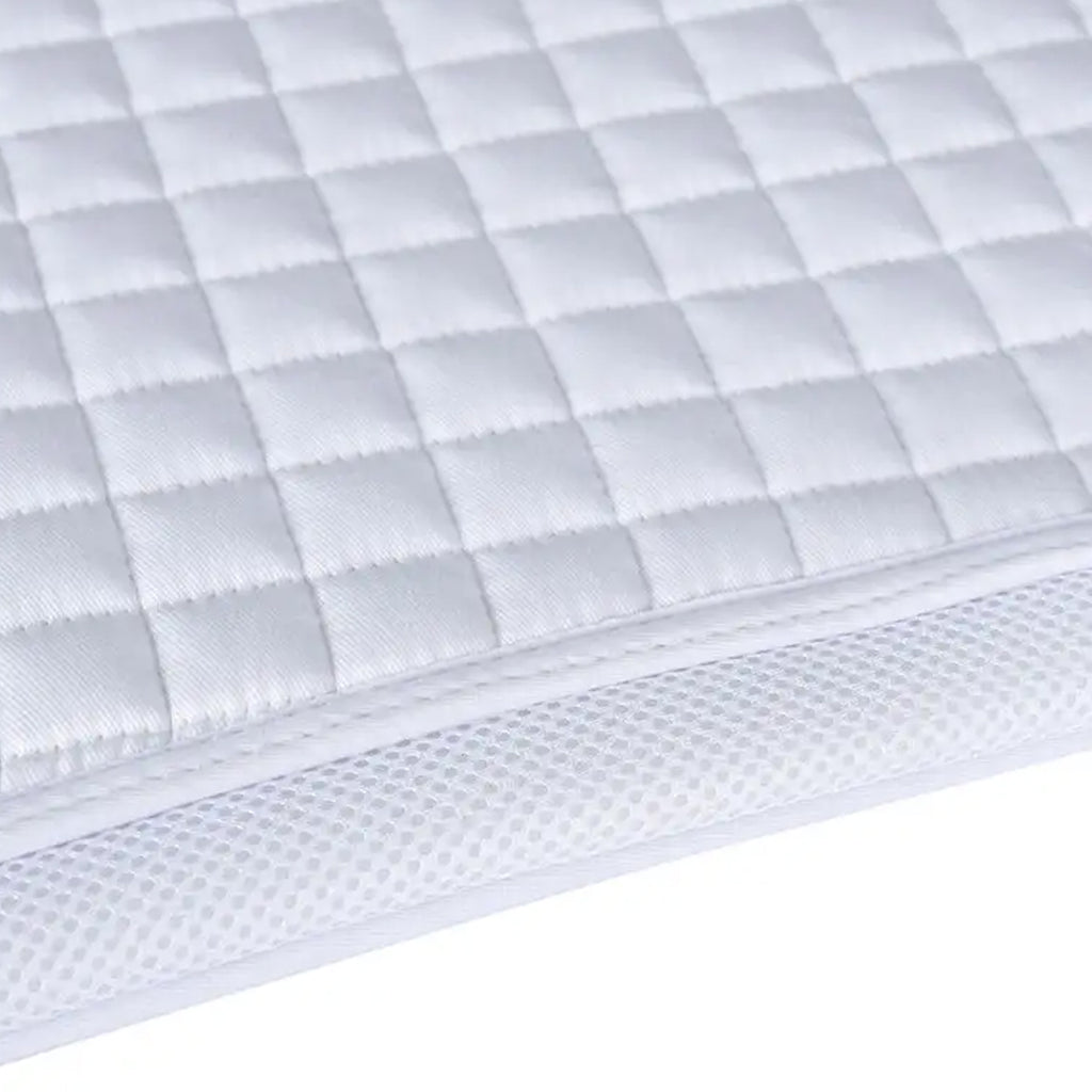 WeatherBeeta Prime Air-Tec Jump Shaped Saddle Pad  - White