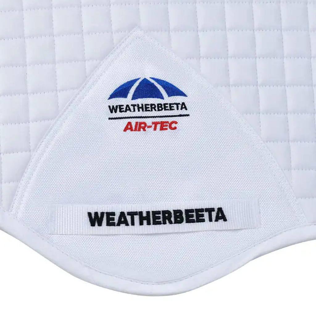 WeatherBeeta Prime Air-Tec Jump Shaped Saddle Pad  - White