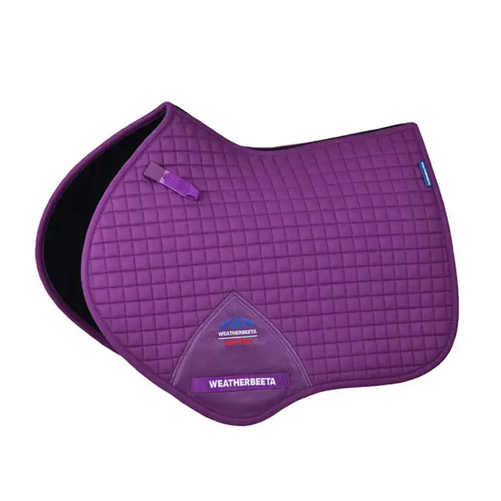 WeatherBeeta Prime Air-Tec Jump Shaped Saddle Pad - Violet