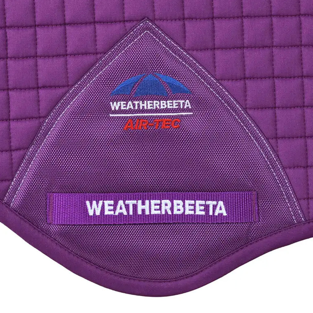 WeatherBeeta Prime Air-Tec Jump Shaped Saddle Pad - Violet