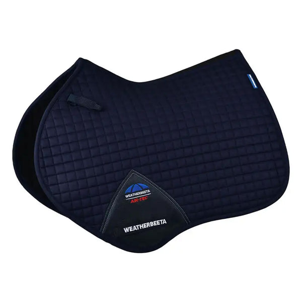 WeatherBeeta Prime Air-Tec Jump Shaped Saddle Pad - Navy
