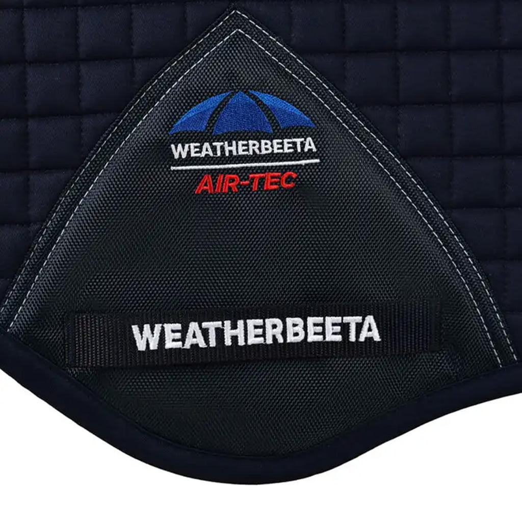 WeatherBeeta Prime Air-Tec Jump Shaped Saddle Pad - Navy