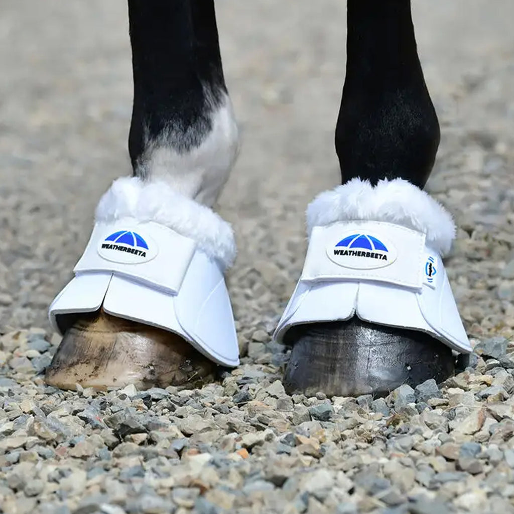 WeatherBeeta Tough-Tec Impact Fleece Trim Bell Boots - White/White