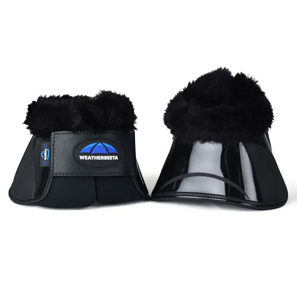 WeatherBeeta Tough-Tec Impact Fleece Trim Bell Boots - Black/Black