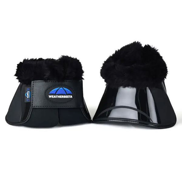 WeatherBeeta Tough-Tec Impact Fleece Trim Bell Boots - Black/Black