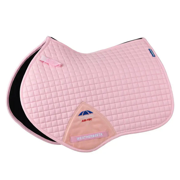 WeatherBeeta Prime Air-Tec Jump Shaped Saddle Pad - Light Pink