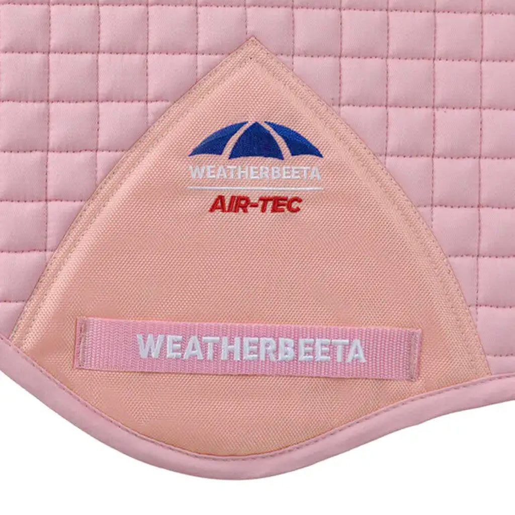 WeatherBeeta Prime Air-Tec Jump Shaped Saddle Pad - Light Pink