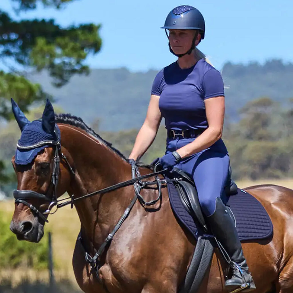WeatherBeeta Prime Air-Tec All Purpose Saddle Pad - Navy