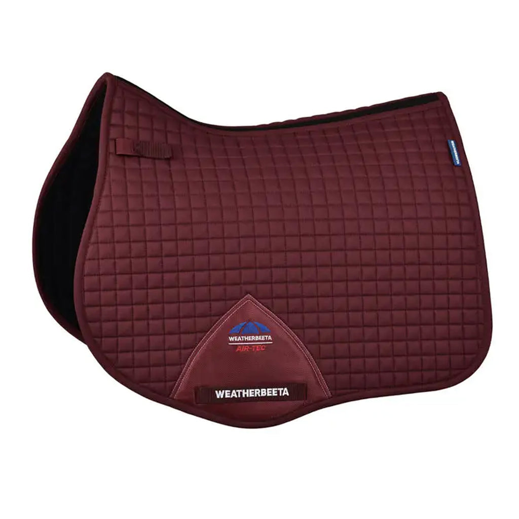 WeatherBeeta Prime Air-Tec All Purpose Saddle Pad - Burgundy