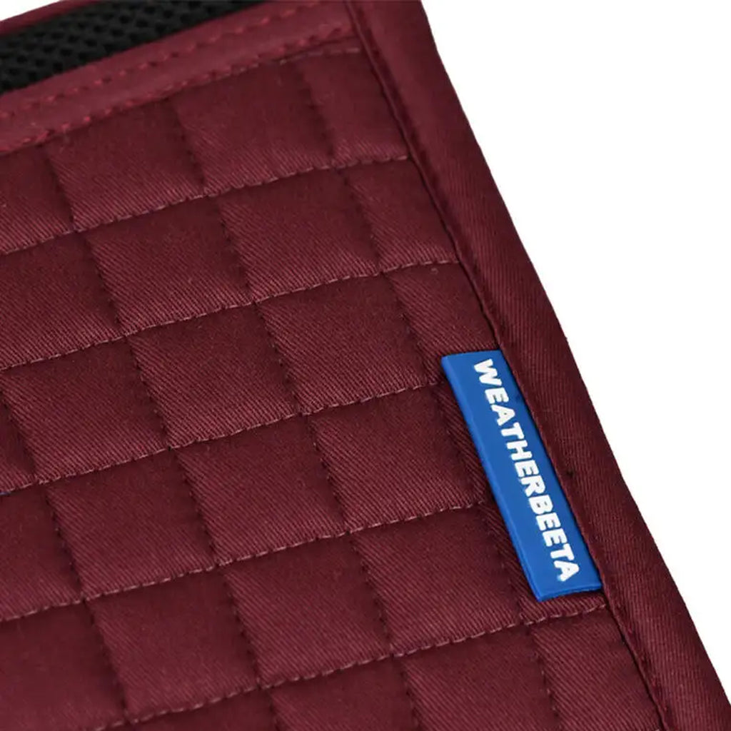 WeatherBeeta Prime Air-Tec All Purpose Saddle Pad - Burgundy
