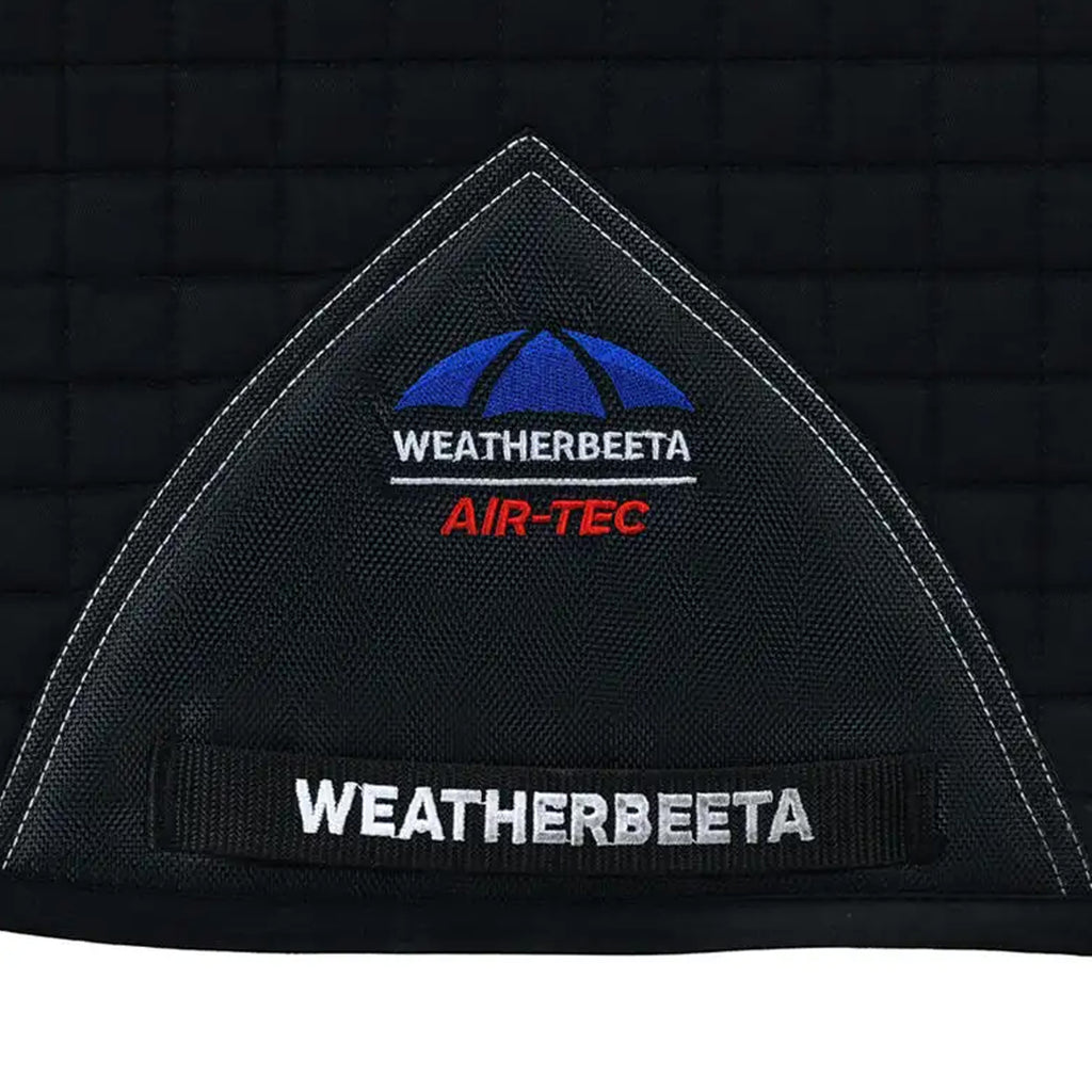 WeatherBeeta Prime Air-Tec Dressage Saddle Pad - Black