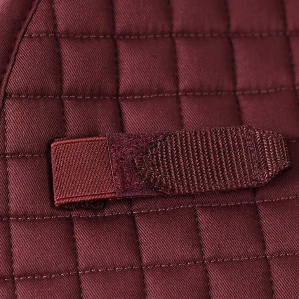 WeatherBeeta Prime Air-Tec Dressage Saddle Pad - Burgundy