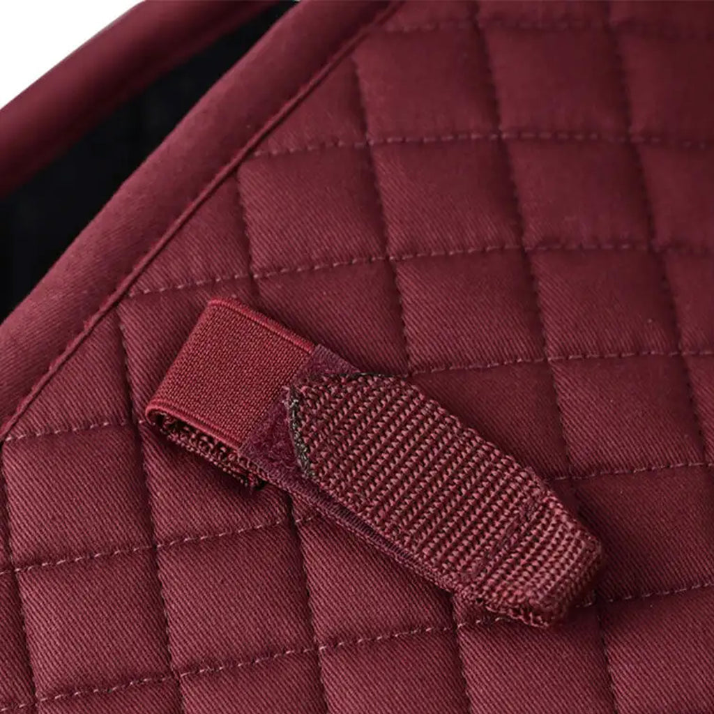 WeatherBeeta Prime Air-Tec Jump Shaped Saddle Pad - Burgundy