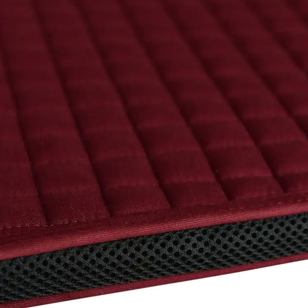 WeatherBeeta Prime Air-Tec Jump Shaped Saddle Pad - Burgundy