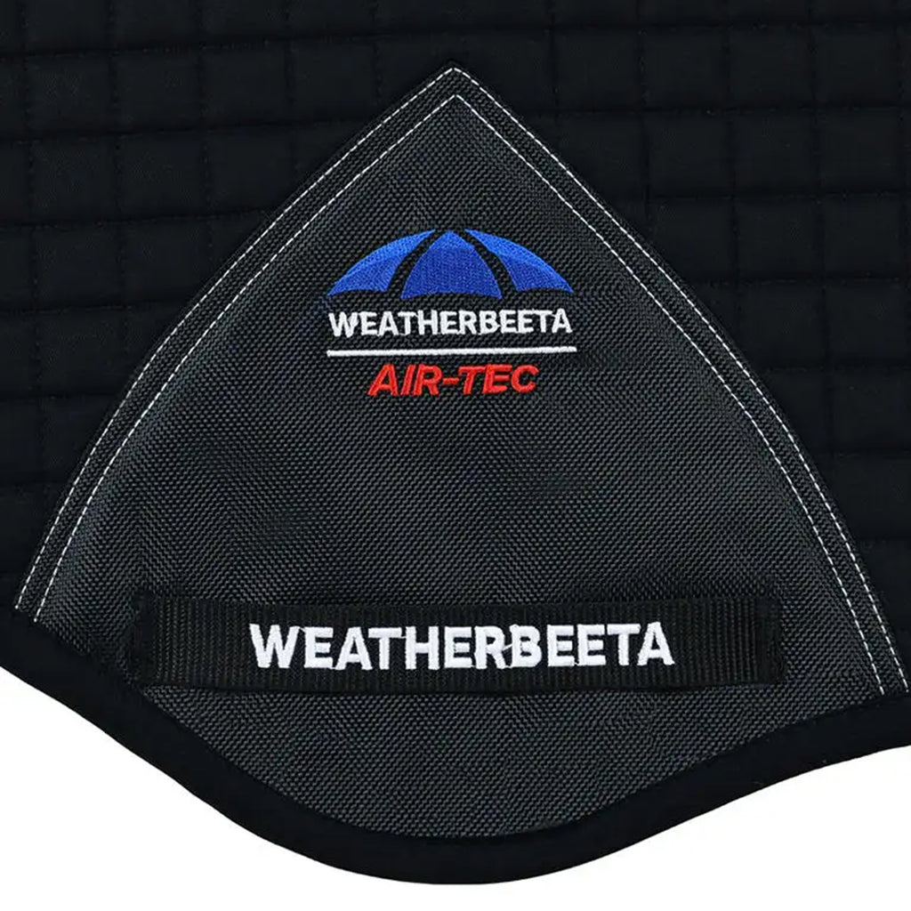 WeatherBeeta Prime Air-Tec Jump Shaped Saddle Pad - Black
