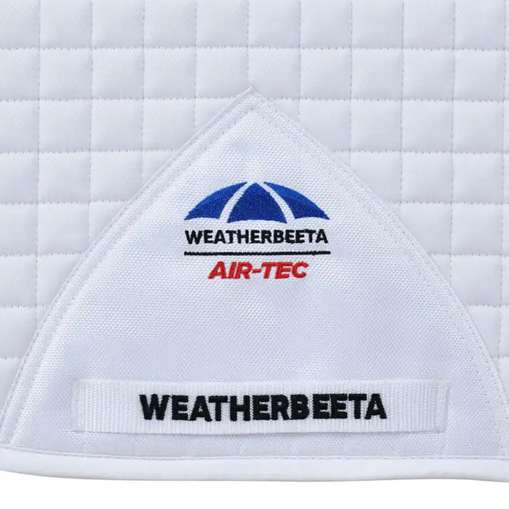 WeatherBeeta Prime Air-Tec Dressage Saddle Pad - White