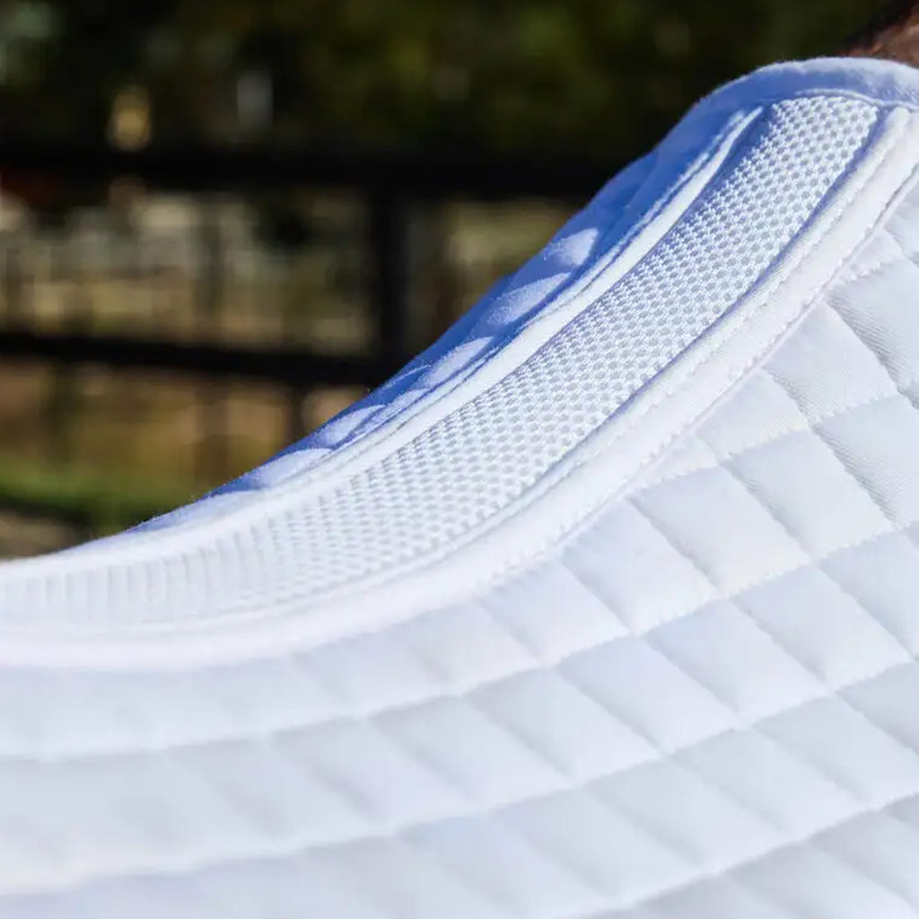 WeatherBeeta Prime Air-Tec Dressage Saddle Pad - White