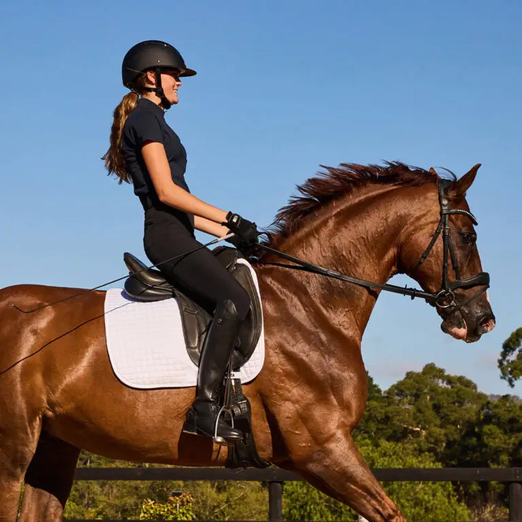 WeatherBeeta Prime Air-Tec Dressage Saddle Pad - White