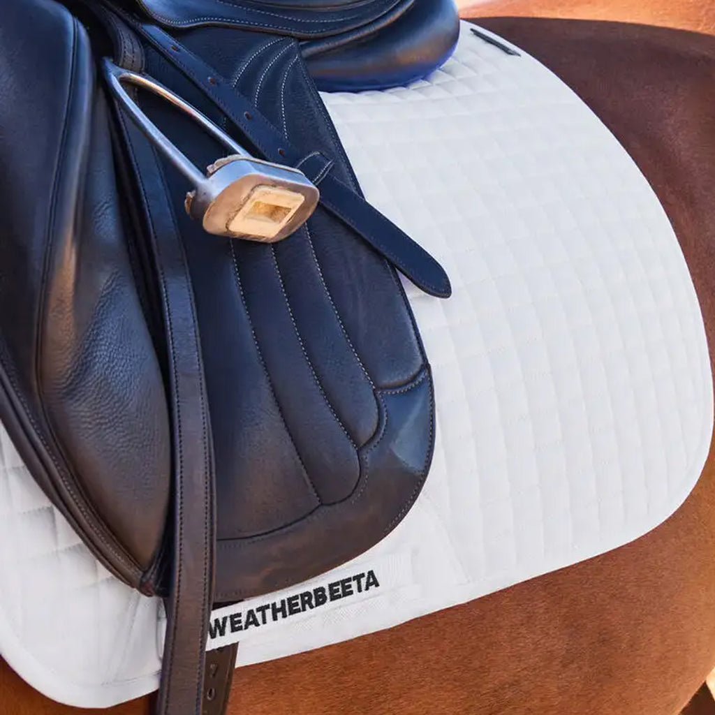 WeatherBeeta Prime Air-Tec Dressage Saddle Pad - White