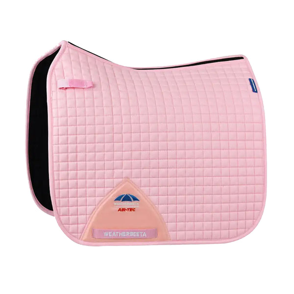 WeatherBeeta Prime Air-Tec Dressage Saddle Pad - Light Pink