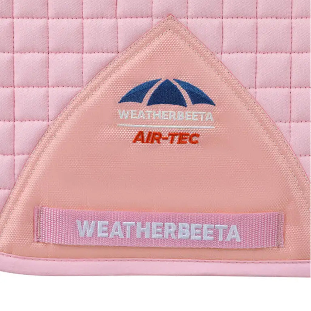 WeatherBeeta Prime Air-Tec Dressage Saddle Pad - Light Pink