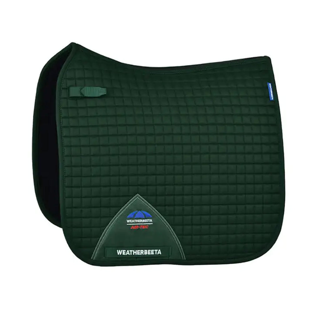 WeatherBeeta Prime Air-Tec Dressage Saddle Pad - Forest Green