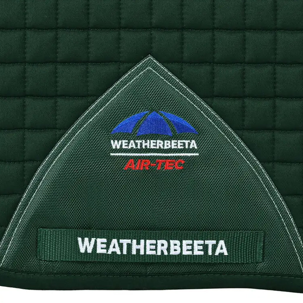 WeatherBeeta Prime Air-Tec Dressage Saddle Pad - Forest Green