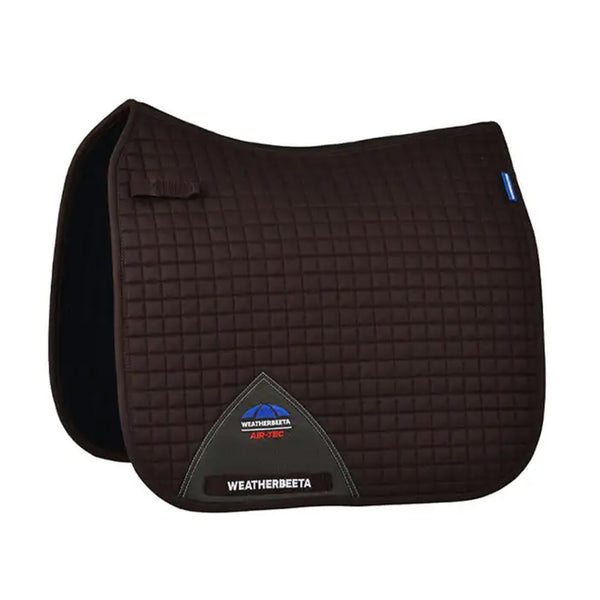 WeatherBeeta Prime Air-Tec Dressage Saddle Pad - Chocolate