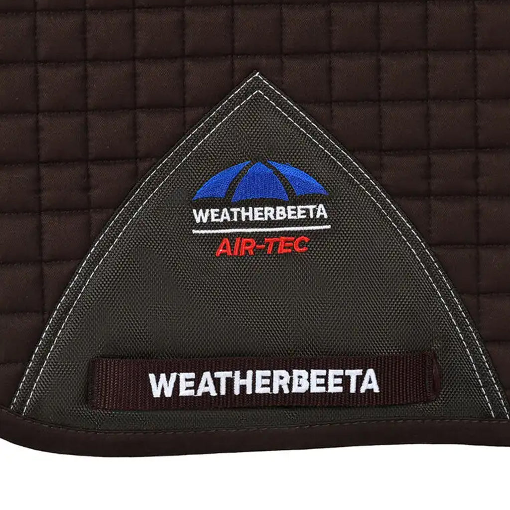 WeatherBeeta Prime Air-Tec Dressage Saddle Pad - Chocolate
