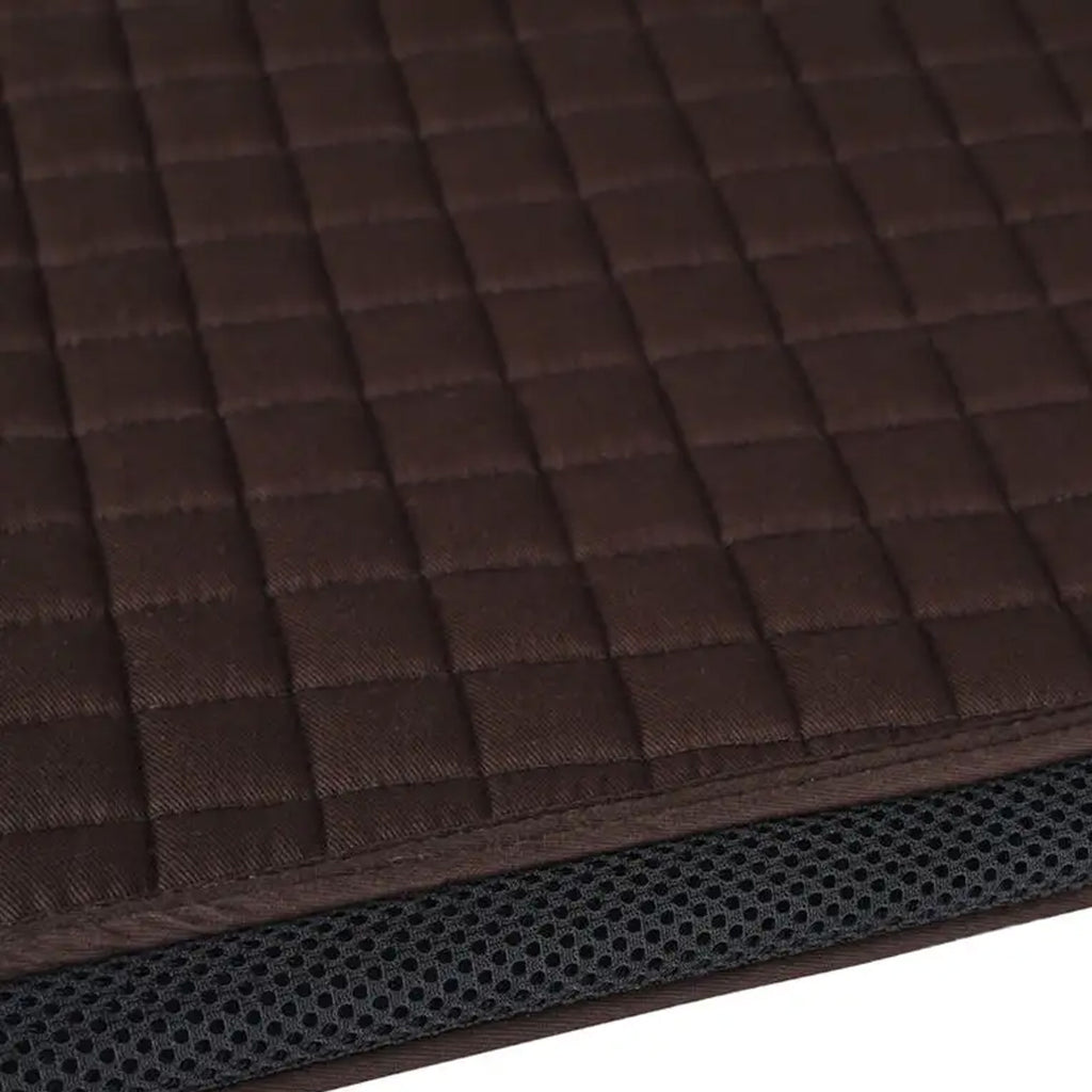 WeatherBeeta Prime Air-Tec Dressage Saddle Pad - Chocolate