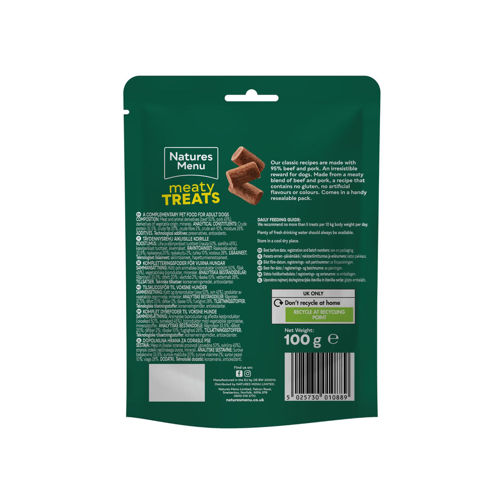 Natures Menu Dog Treat - Beef