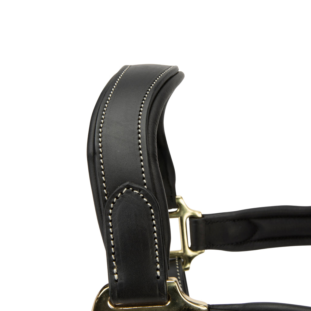 Velociti LUSSO Lorca Leather Headcollar - Black