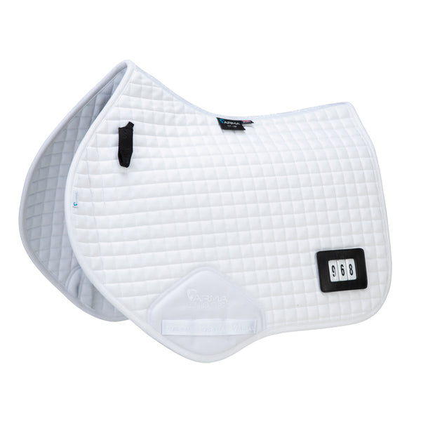 ARMA Numbered Jump Saddlecloth - White
