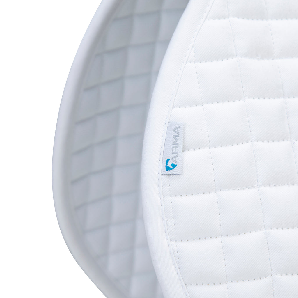 ARMA Numbered Jump Saddlecloth - White