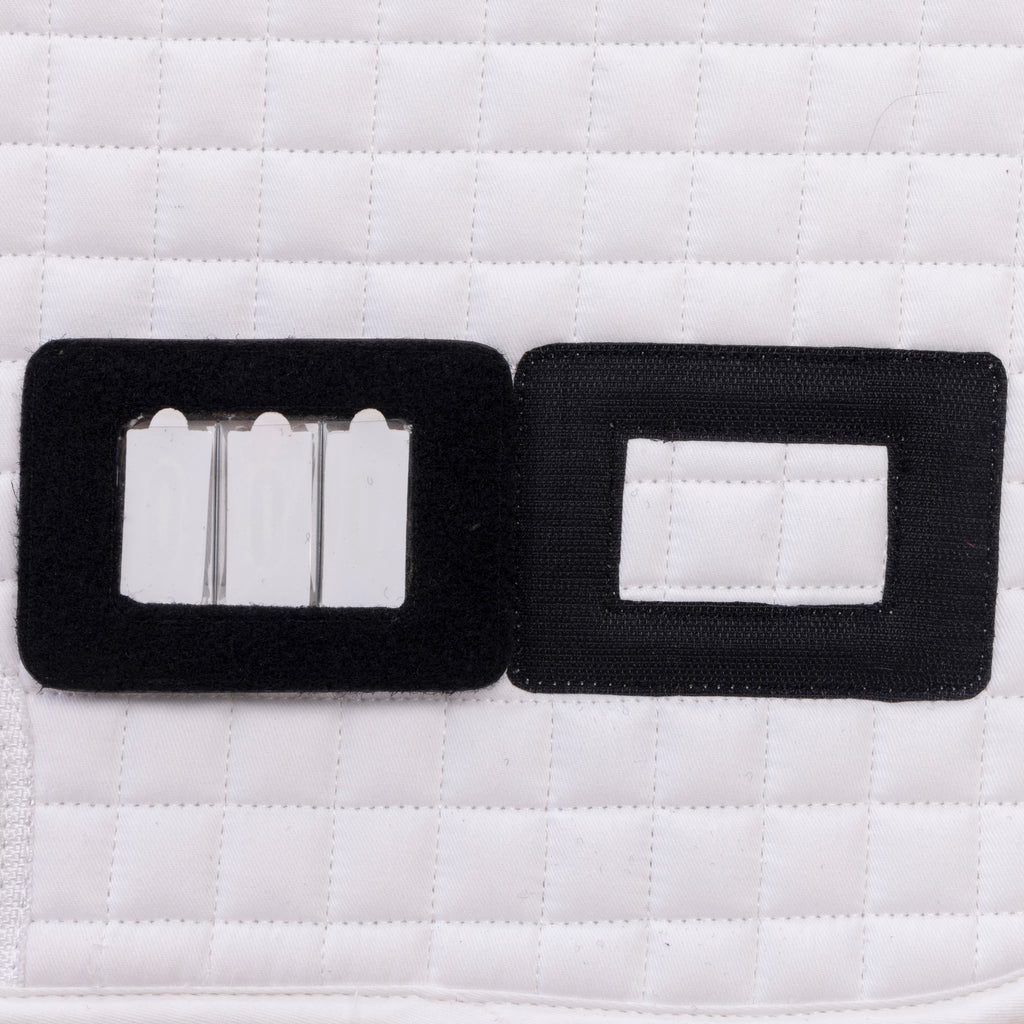 ARMA Numbered Saddlecloth - White