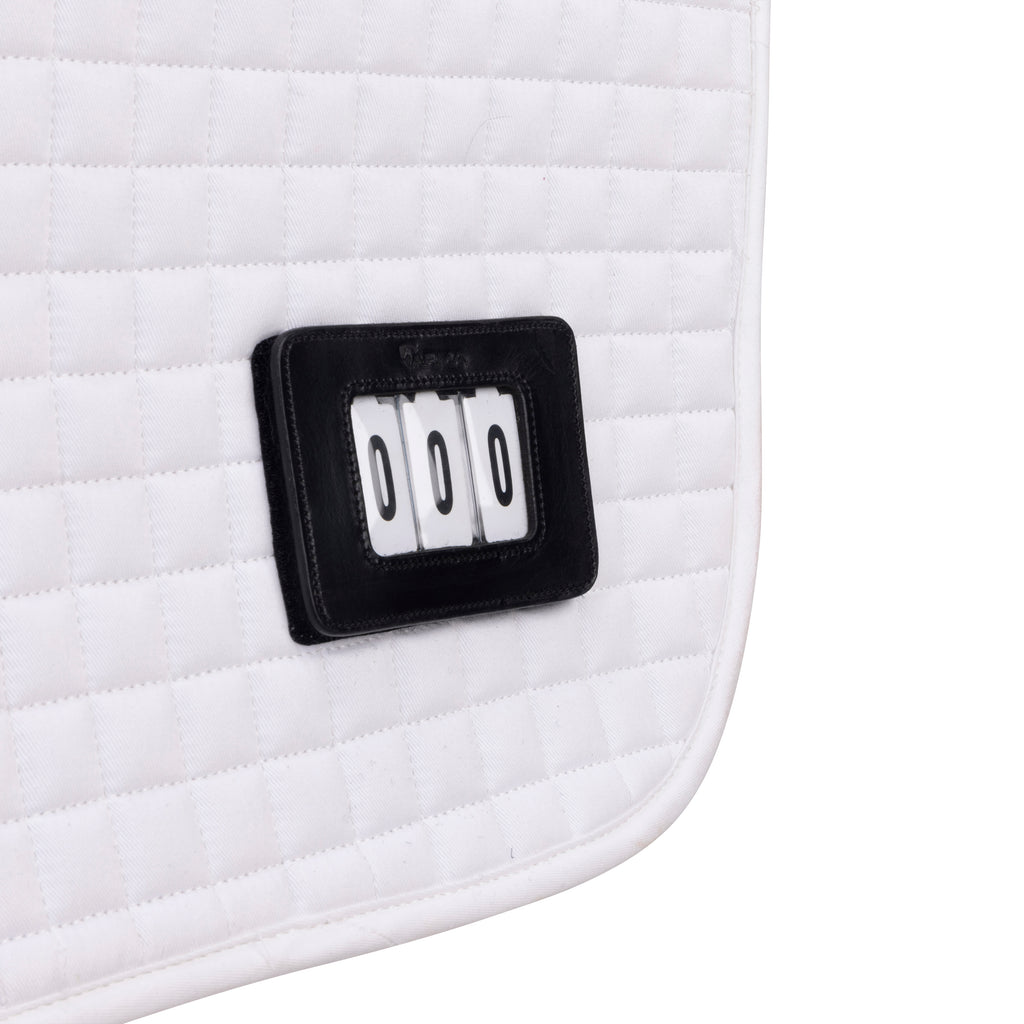 ARMA Numbered Saddlecloth - White