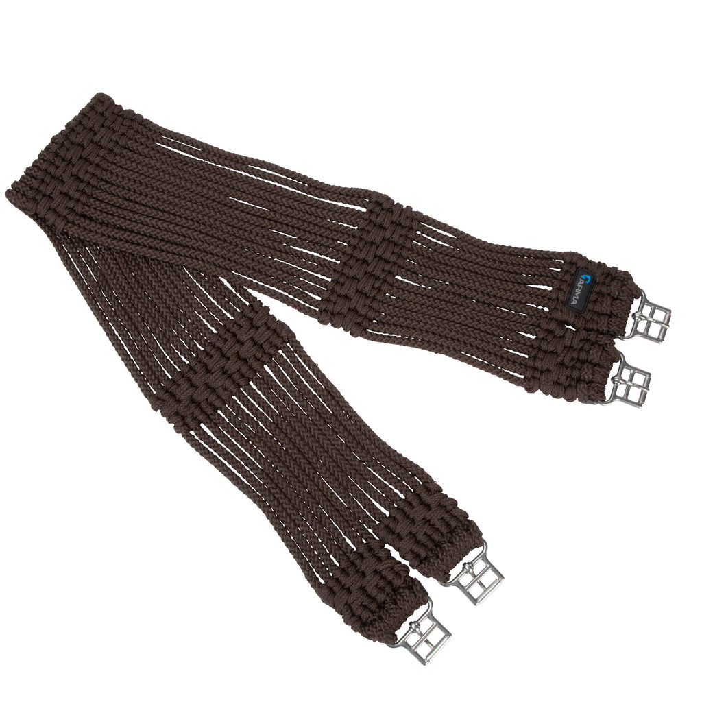 ARMA Braided Girth - Brown