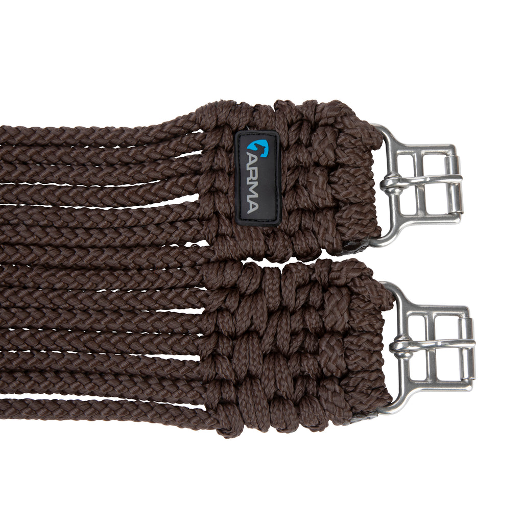 ARMA Braided Girth - Brown