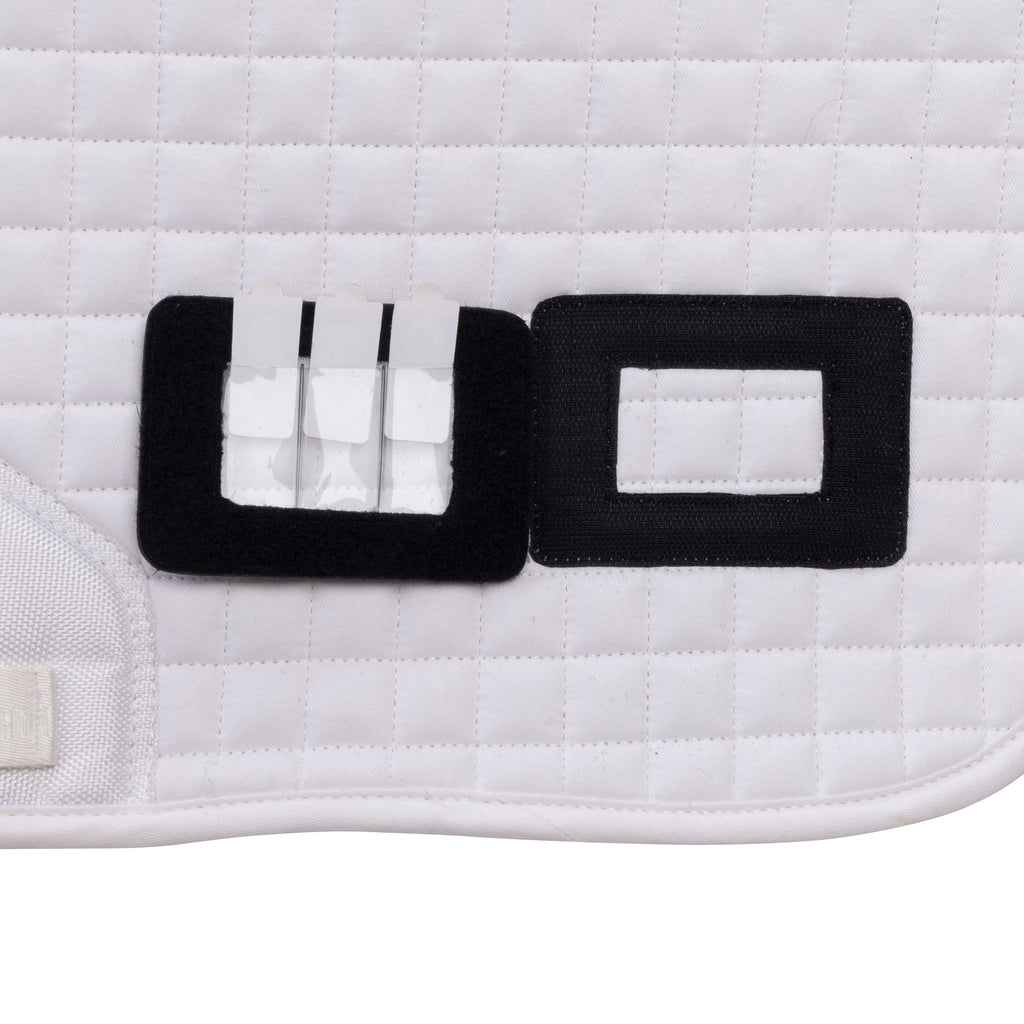 ARMA Numbered Dressage Saddlecloth WHITE 17-18