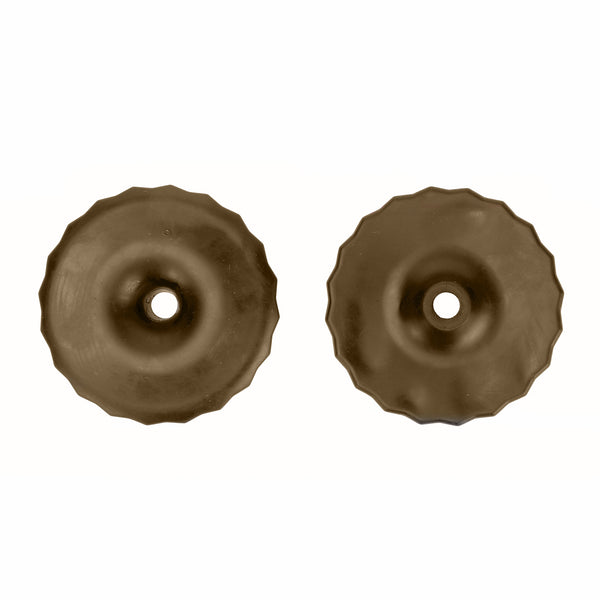 Ergonomic Silicone Bit Guards - Brown