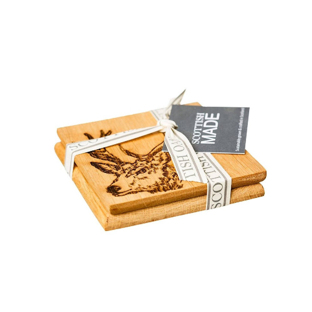 Stag Oak Coasters