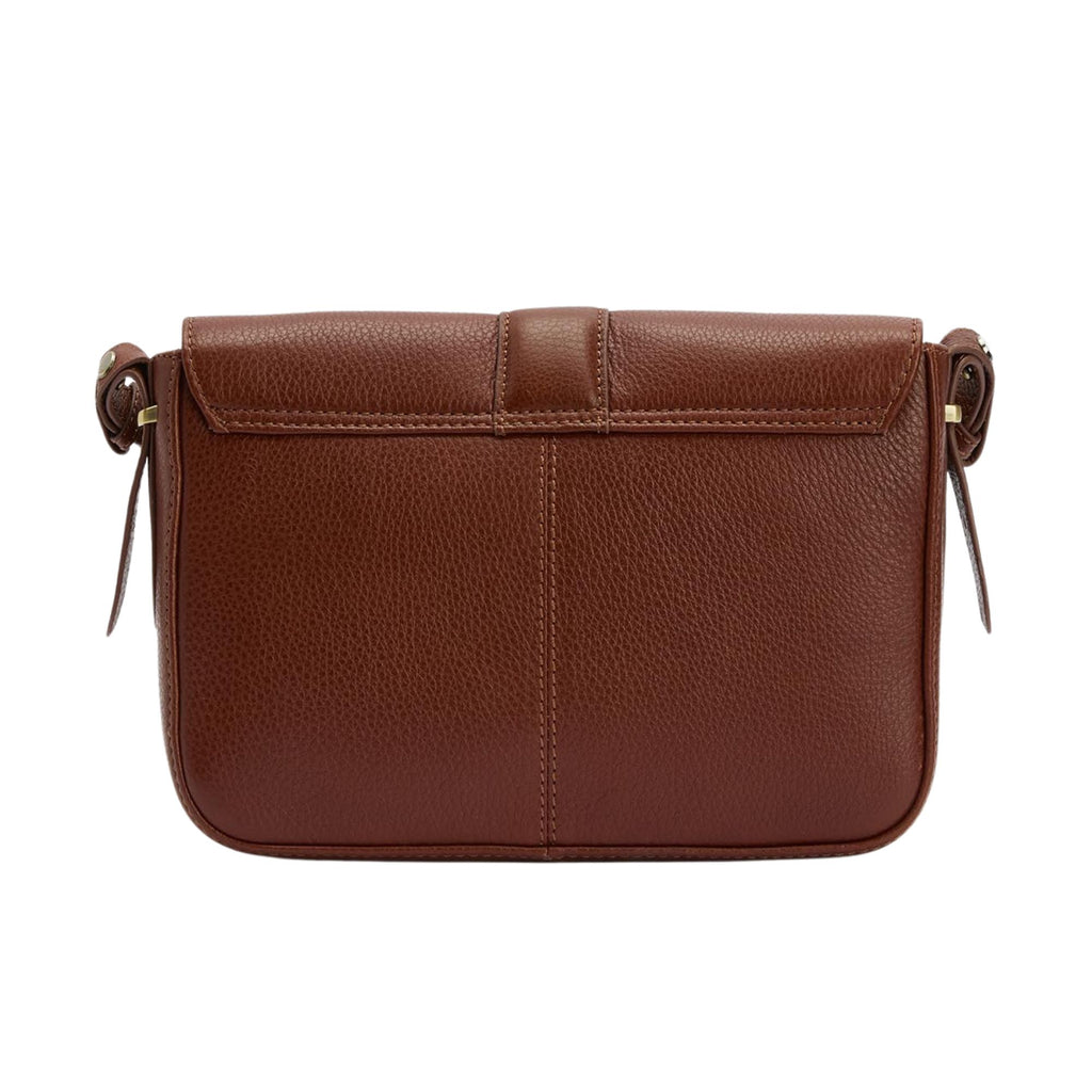 Barbour Ladies Rosa Leather Crossbody Bag - Brown