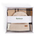 Barbour Pendle Beanie and Blair Scarf Gift Set - Hessian Navy