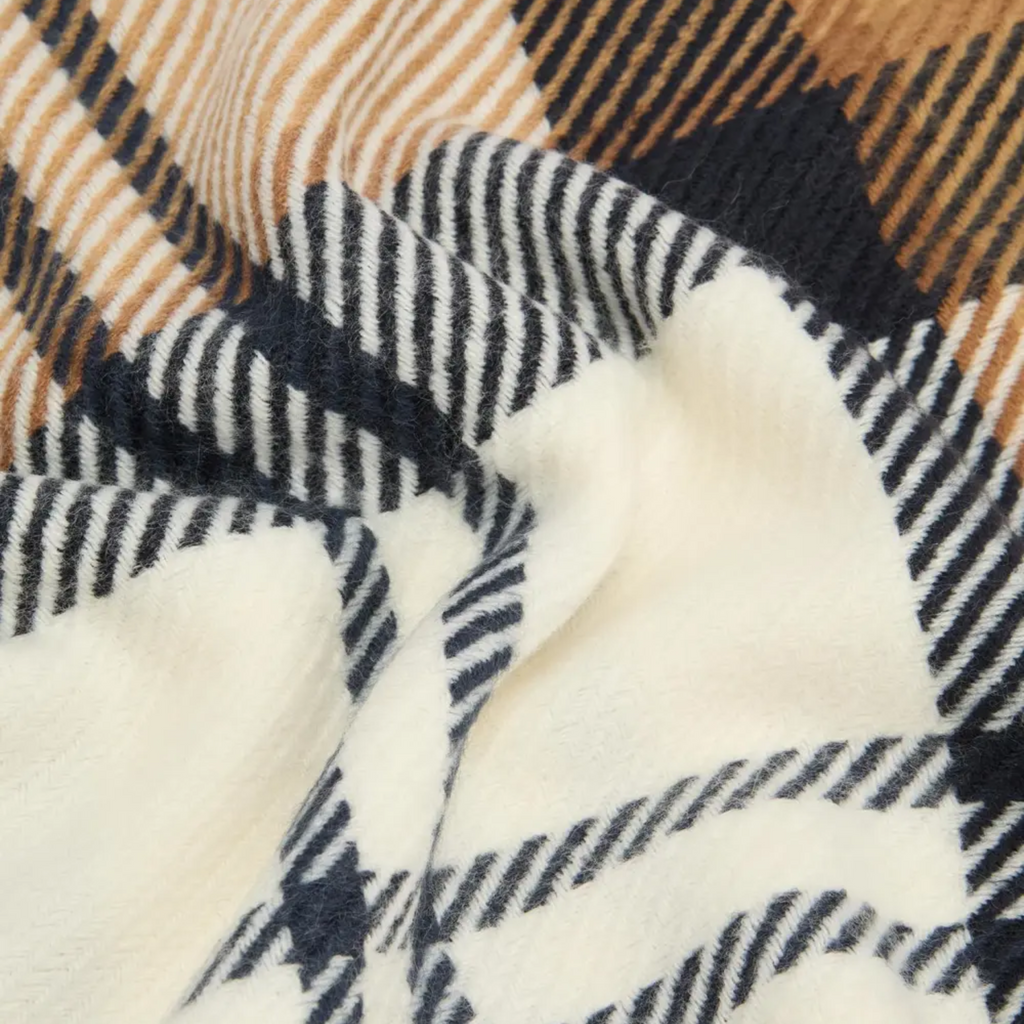 Barbour Pendle Beanie and Blair Scarf Gift Set - Hessian Navy