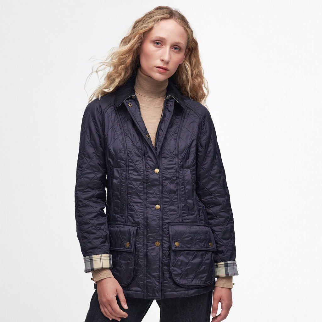 Barbour Ladies Beadnell Polarquilt Jacket - Navy