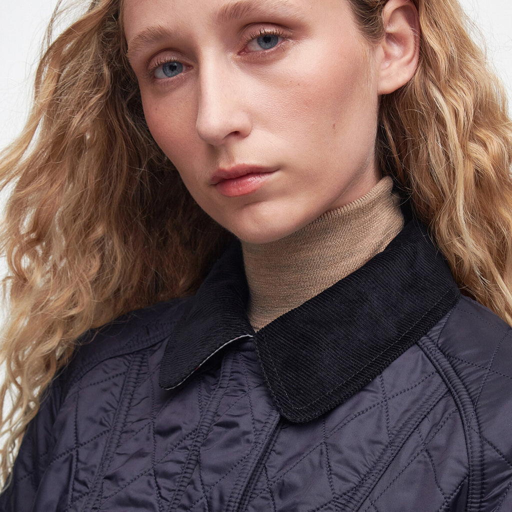 Barbour Ladies Beadnell Polarquilt Jacket - Navy