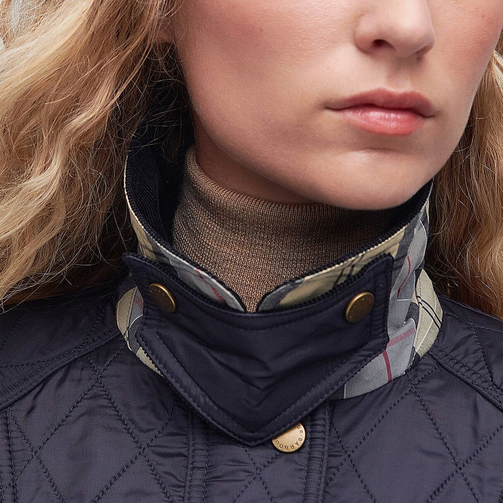 Barbour Ladies Beadnell Polarquilt Jacket - Navy