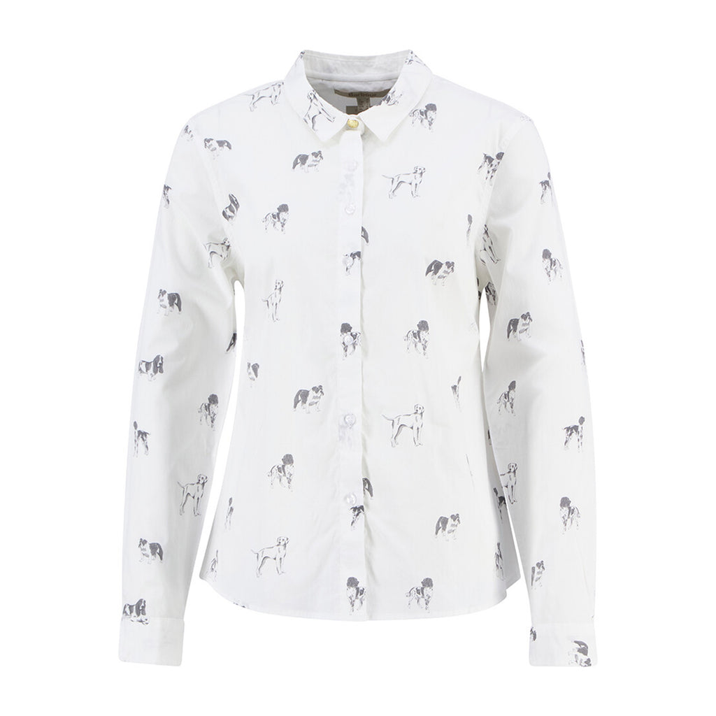 Barbour Ladies Brambles Shirt  - Dog Print